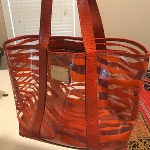 Well loved michael kors tote